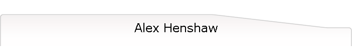 Alex Henshaw